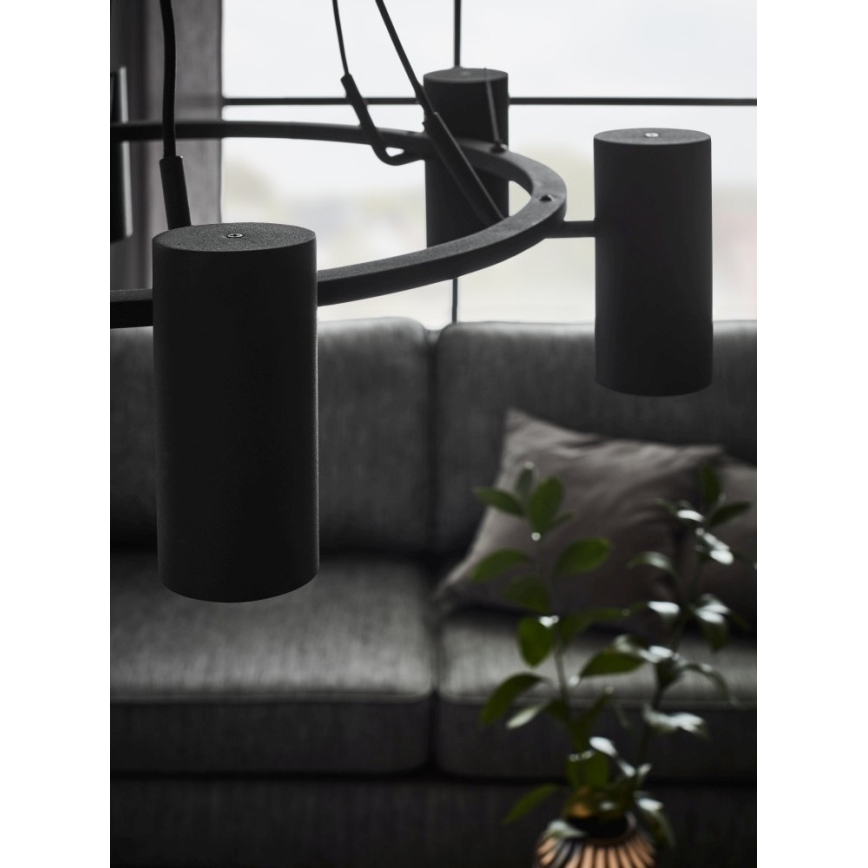 Markslöjd 107357 - Ljuskrona med snöre PORTO 6xGU10/12W/230V
