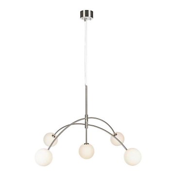 Markslöjd 107559 - Ljuskrona med snöre HEAVEN 5xG9/28W/230V