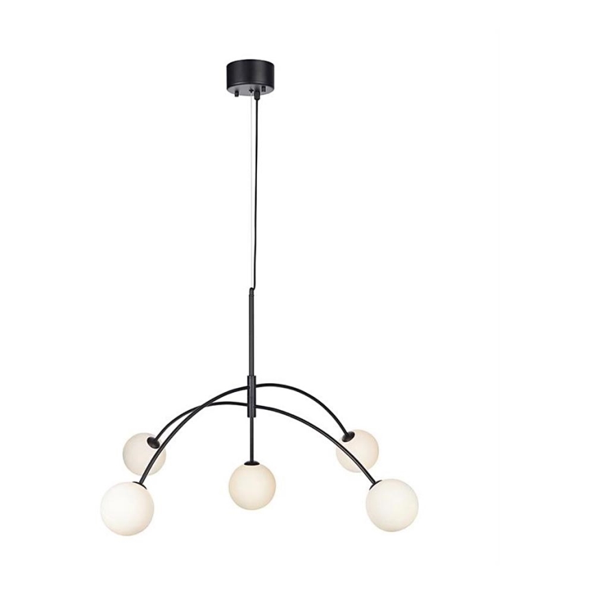 Markslöjd 107560 - Ljuskrona med snöre HEAVEN 5xG9/28W/230V