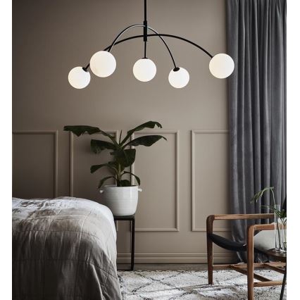 Markslöjd 107560 - Ljuskrona med snöre HEAVEN 5xG9/28W/230V