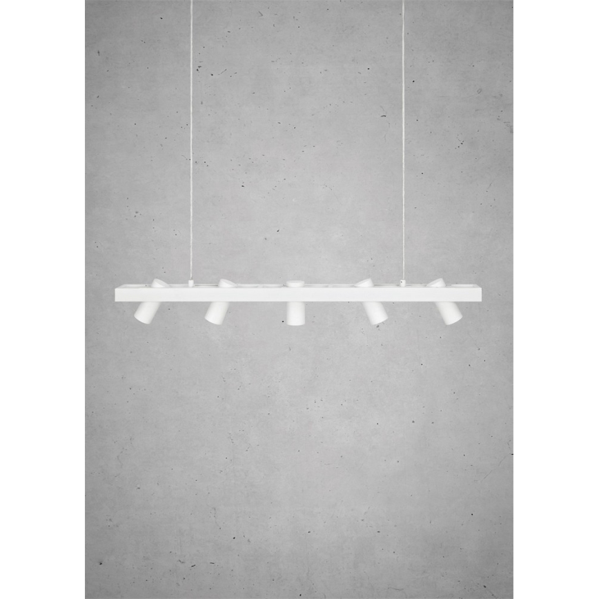 Markslöjd 107783 - Ljuskrona med snöre TORINO 5xGU10/7W/230V