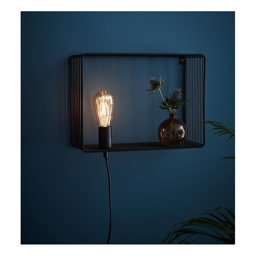 Markslöjd 107814 - Väggbelysning Hylla 1xE27/60W/230V