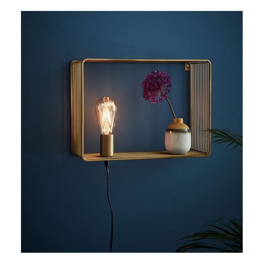 Markslöjd 107815 - Väggbelysning Hylla 1xE27/60W/230V