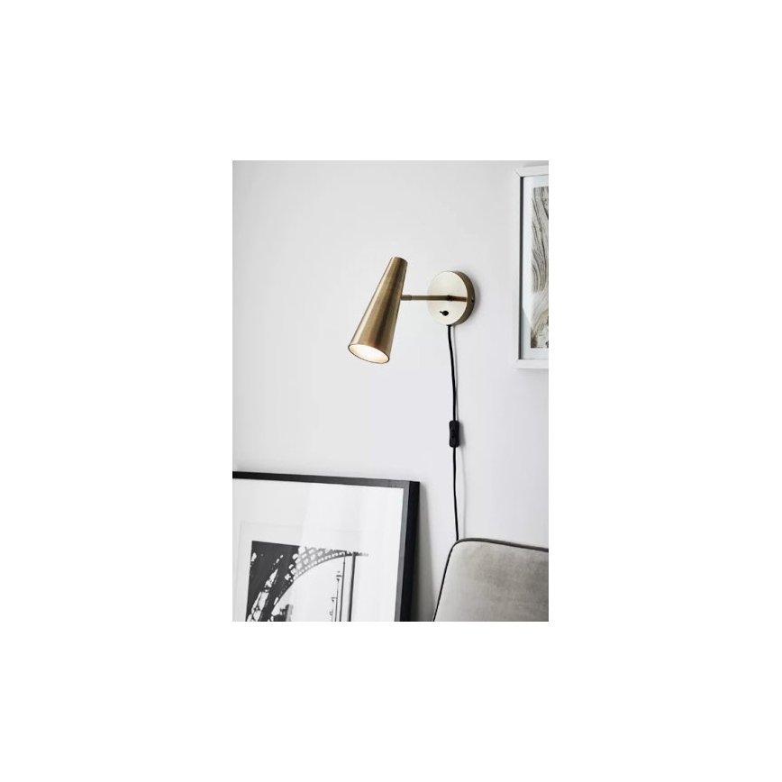 Markslöjd 107899 - Vägglampa PEAK 1xE14/40W/230V
