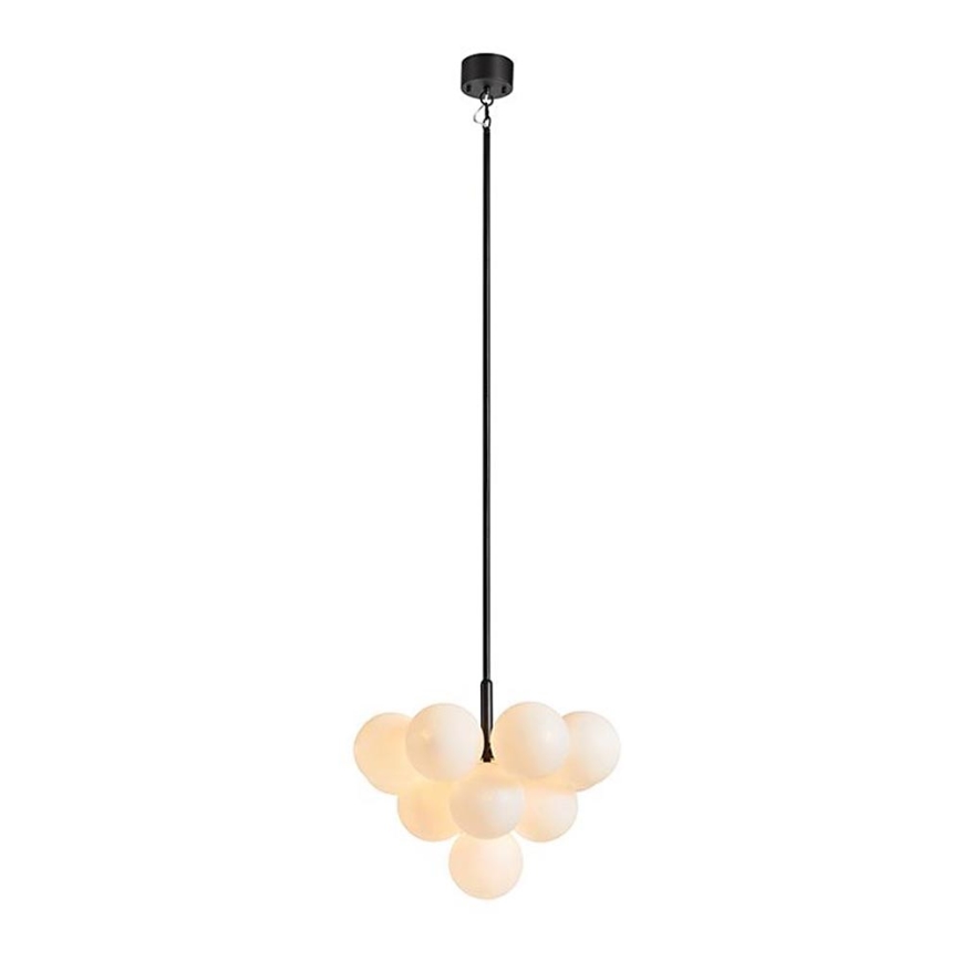 Markslöjd 107911 - Taklampa på stång MERLOT 13xG9/20W/230V Ø56 cm vit/svart