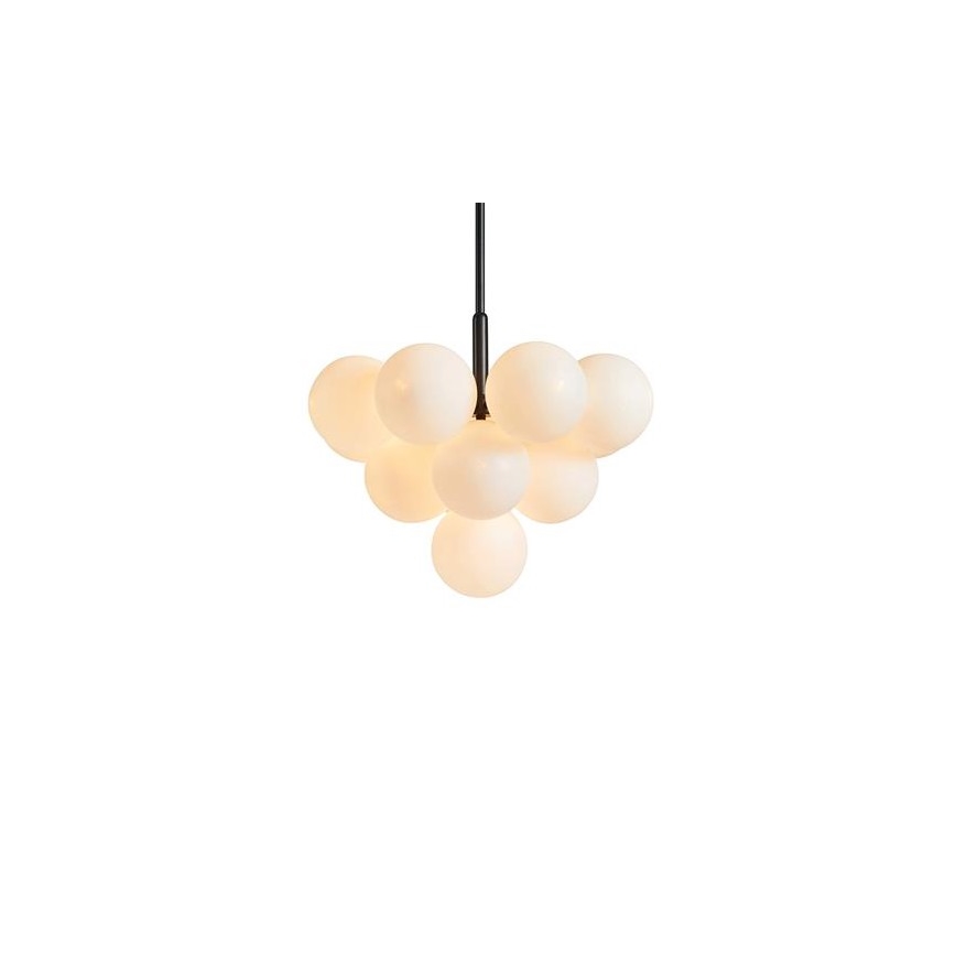 Markslöjd 107911 - Taklampa på stång MERLOT 13xG9/20W/230V Ø56 cm vit/svart