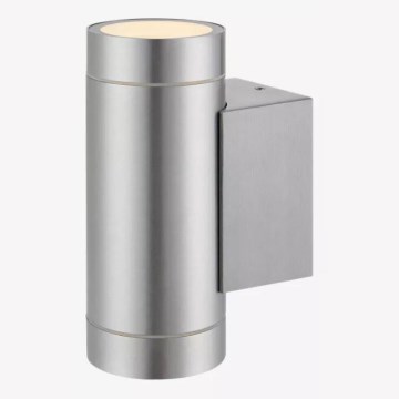 Markslöjd 107917 - Utomhus Väggbelysning PIPE 2xGU10/35W/230V IP44