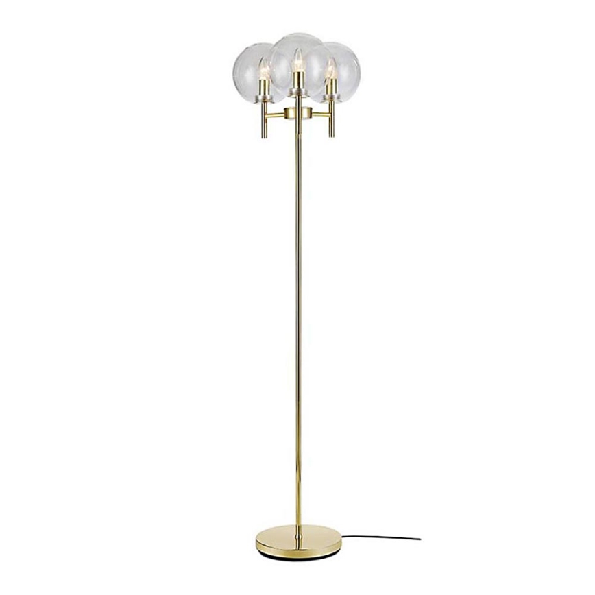 Markslöjd 107946 - Golvlampa CROWN 3xE14/20W/230V
