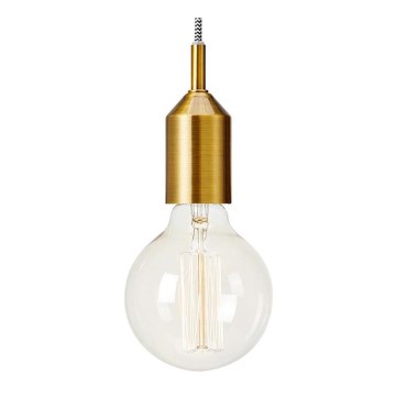 Markslöjd 108098 - Ljuskrona med snöre BRONX 1xE27/60W/230V brons