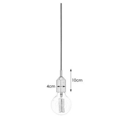 Markslöjd 108098 - Ljuskrona med snöre BRONX 1xE27/60W/230V brons