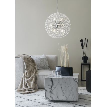 Markslöjd 108101 - Kristallkrona med snöre BOLID 9xG9/20W/230V