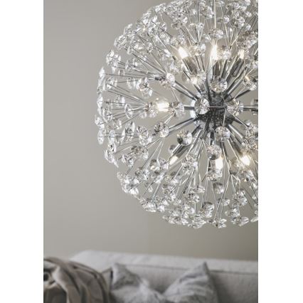 Markslöjd 108101 - Kristallkrona med snöre BOLID 9xG9/20W/230V