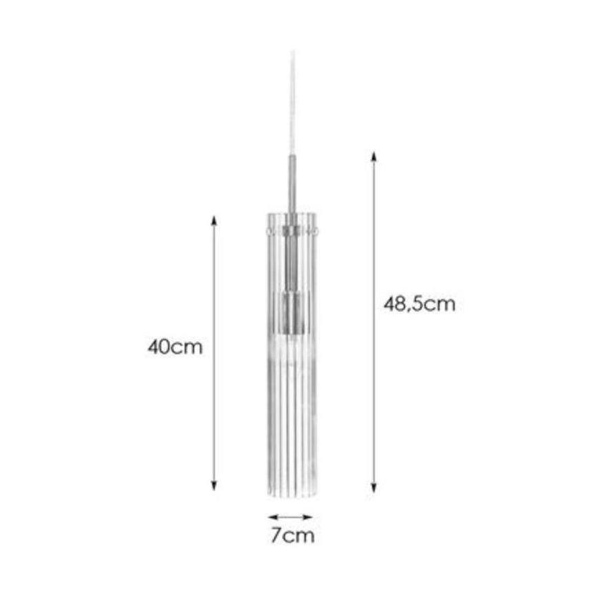 Markslöjd 108112 - Ljuskrona med snöre TUBEO 1xE14/40W/230V