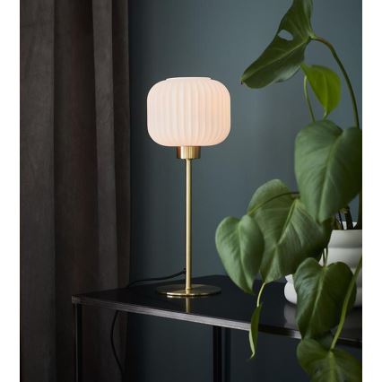 Markslöjd 108120 - Bordslampa SOBER 1xE27/60W/230V mässing