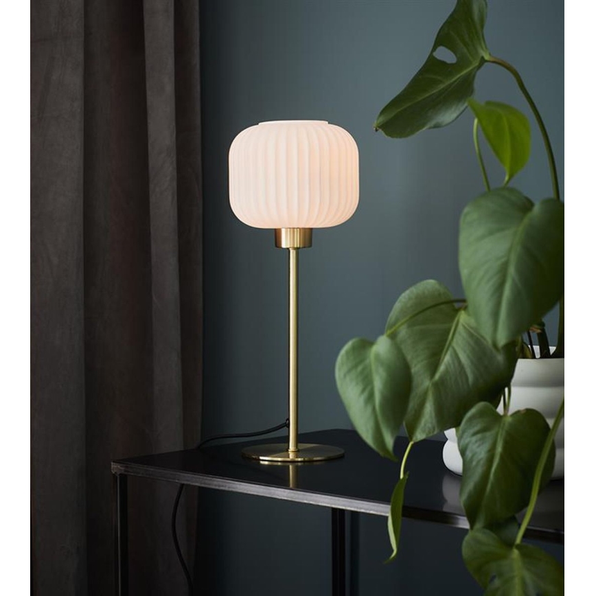 Markslöjd 108120 - Bordslampa SOBER 1xE27/60W/230V mässing