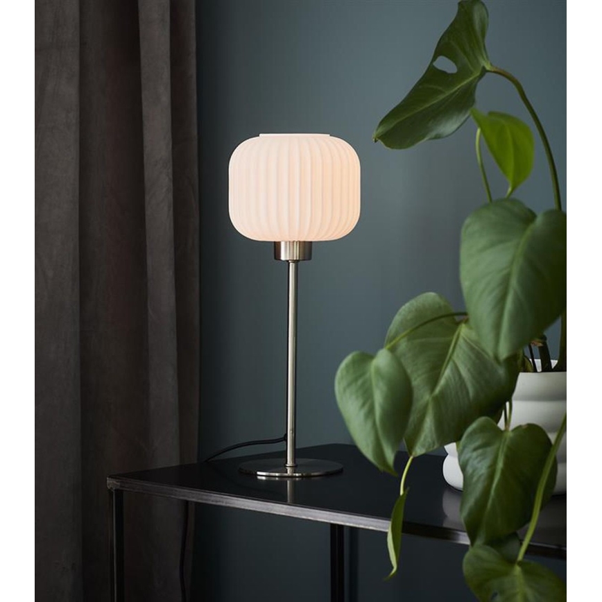 Markslöjd 108121 - Bordslampa SOBER 1xE27/60W/230V matt krom