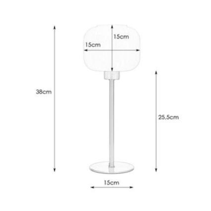 Markslöjd 108121 - Bordslampa SOBER 1xE27/60W/230V matt krom