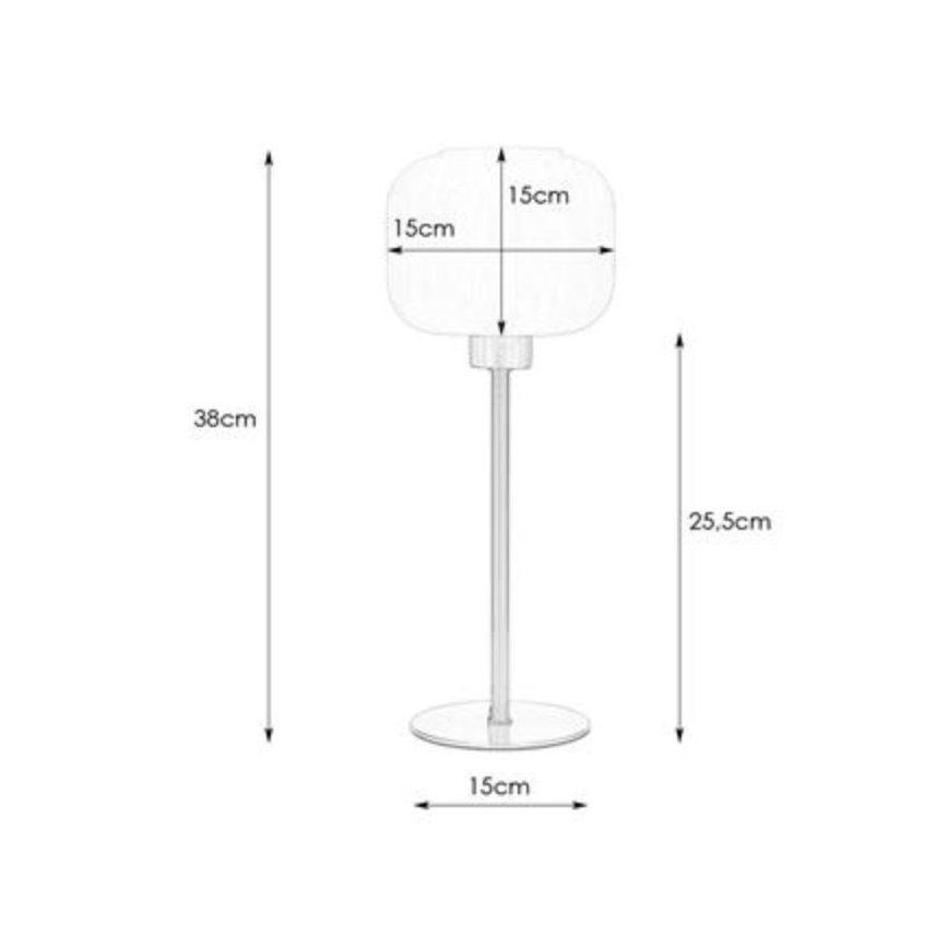 Markslöjd 108121 - Bordslampa SOBER 1xE27/60W/230V matt krom