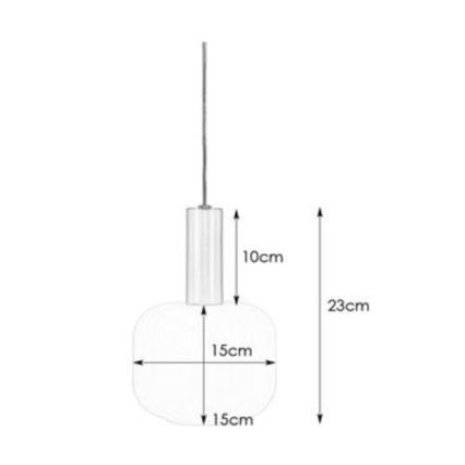 Markslöjd 108123 - Ljuskrona med snöre SOBER 1xE14/40W/230V mässing