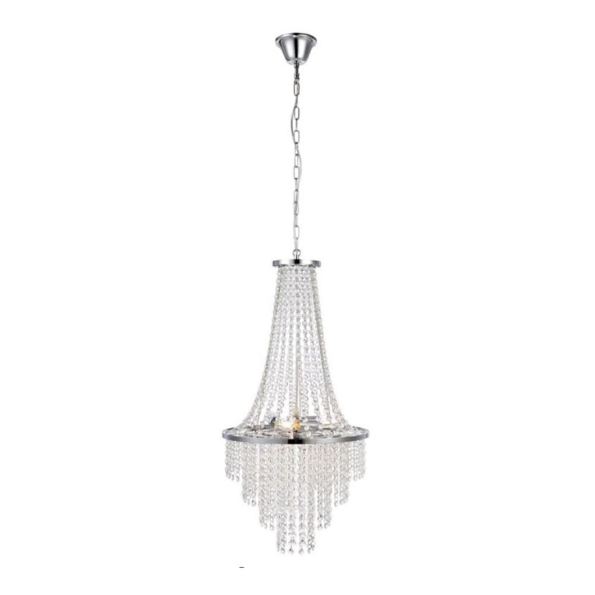 Markslöjd 108125 - Kristallkrona med snöre ALLINGTON 3xE14/25W/230V