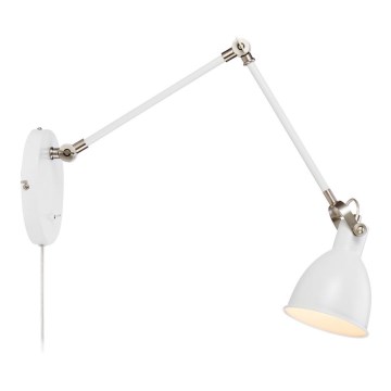Markslöjd 108249 - Vägglampa  HOUSE 1xE14/40W/230V vit 
