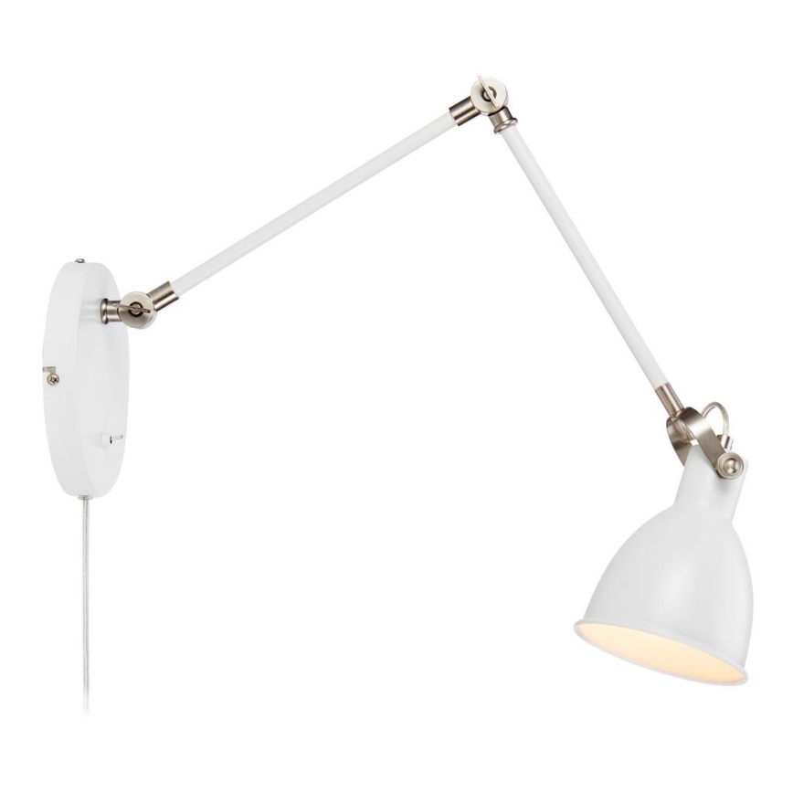 Markslöjd 108249 - Vägglampa  HOUSE 1xE14/40W/230V vit 