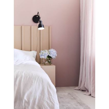 Markslöjd 108250 - Vägglampa  HOUSE 1xE14/40W/230V svart 