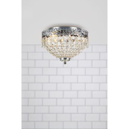 Markslöjd 108423 - Taklampa JOLINE 2xE14/40W/230V matt krom
