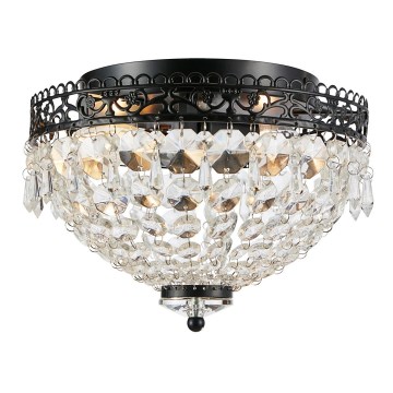 Markslöjd 108424 - Taklampa JOLINE 2xE14/40W/230V svart
