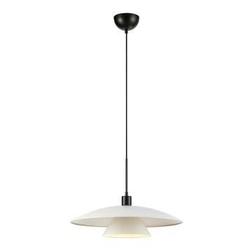 Markslöjd 108430 - Ljuskrona med textilsladd MILLINGE 1xE27/40W/230V vit