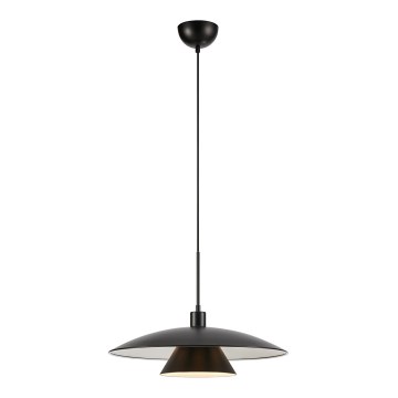 Markslöjd 108431 - Ljuskrona med textilsladd MILLINGE 1xE27/40W/230V svart