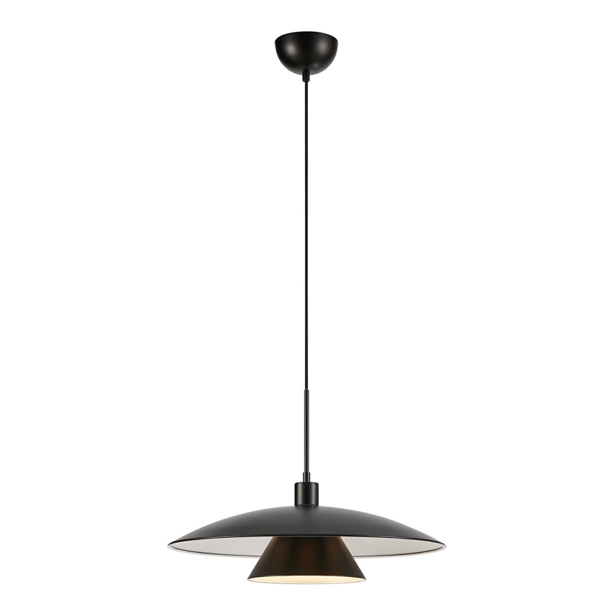 Markslöjd 108431 - Ljuskrona med textilsladd MILLINGE 1xE27/40W/230V svart