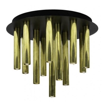 Markslöjd 108504 - Taklampa GOCCE 13xG9/10W/230V gyllene/svart