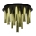 Markslöjd 108504 - Taklampa GOCCE 13xG9/10W/230V gyllene/svart
