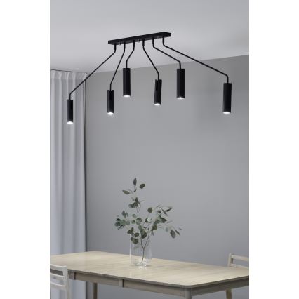 Markslöjd 108508 - Spotlight RAMUS 6xGU10/25W/230V svart
