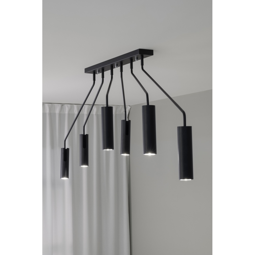 Markslöjd 108508 - Spotlight RAMUS 6xGU10/25W/230V svart