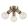 Markslöjd 108550 - Taklampa MAZZO 3xE27/40W/230V mässing