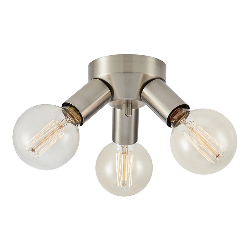 Markslöjd 108551 - Taklampa MAZZO 3xE27/40W/230V matt krom