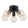 Markslöjd 108552 - Taklampa MAZZO 5xE27/40W/230V svart