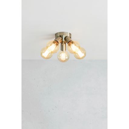 Markslöjd 108554 - Taklampa MAZZO 5xE27/40W/230V matt krom
