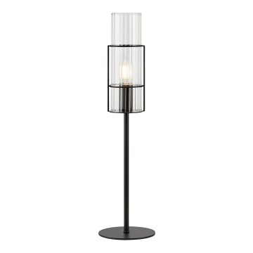 Markslöjd 108555 - Bordslampa TUBO 1xE14/40W/230V 50 cm svart/clear