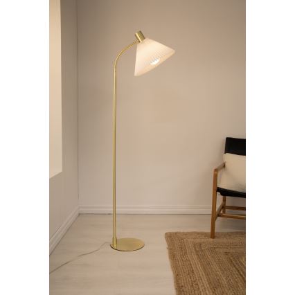 Markslöjd 108569 - Golv lampa MIRA 1xE27/40W/230V guld