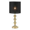 Markslöjd 108574 - Bordslampa OCTO 1xE27/40W/230V svart/guld