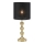 Markslöjd 108574 - Bordslampa OCTO 1xE27/40W/230V svart/guld