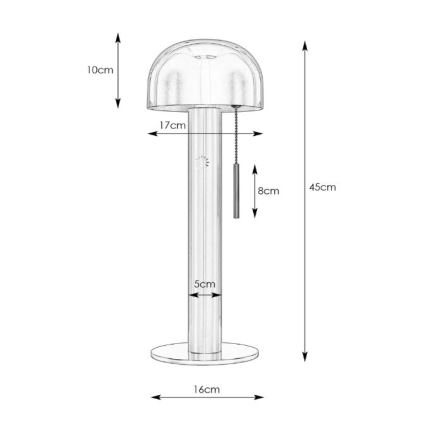 Markslöjd 108577 - Bordslampa COSTA 2xG9/18W/230V vit/matt krom