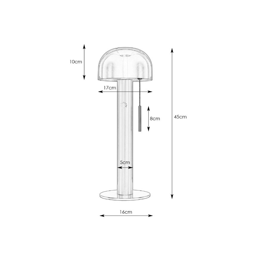 Markslöjd 108577 - Bordslampa COSTA 2xG9/18W/230V vit/matt krom