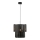 Markslöjd 108581 - Ljuskrona med textilsladd VIENTO 1xE27/40W/230V svart
