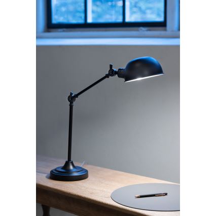 Markslöjd 108584 - Bordslampa PORTLAND 1xE27/40W/230V svart