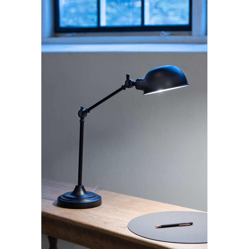 Markslöjd 108584 - Bordslampa PORTLAND 1xE27/40W/230V svart