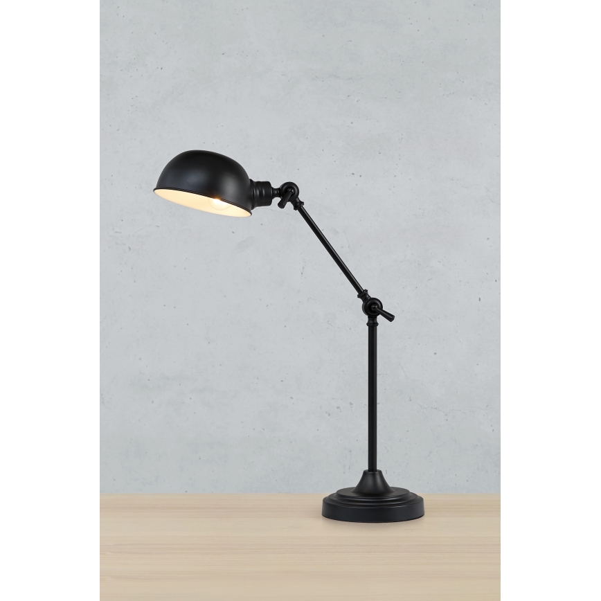 Markslöjd 108584 - Bordslampa PORTLAND 1xE27/40W/230V svart